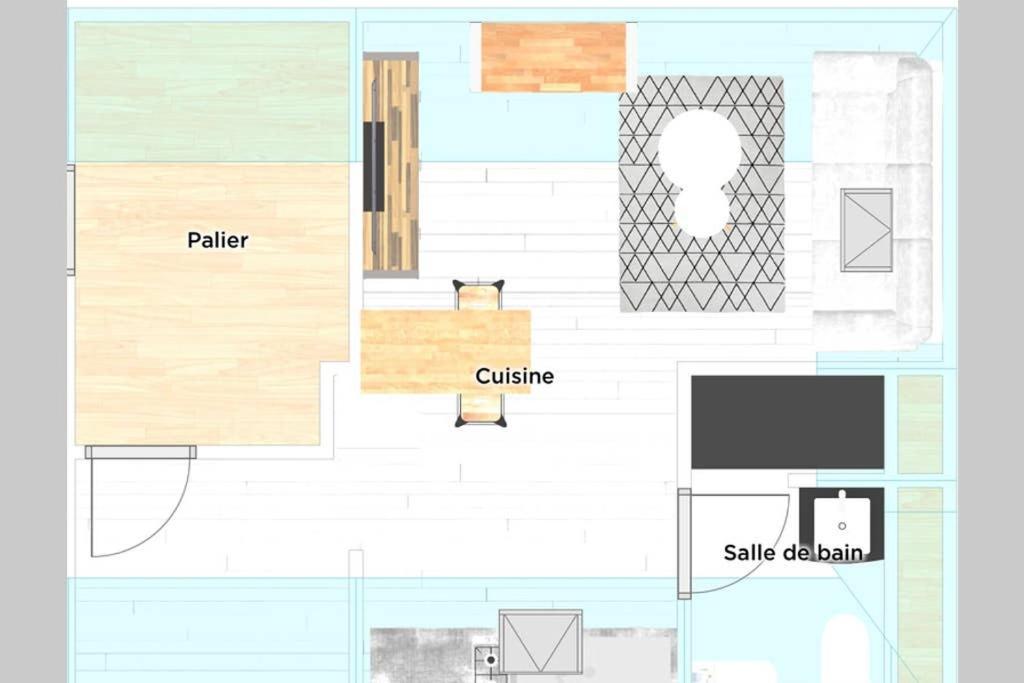 Apartamento Le Cosy Sens Exterior foto